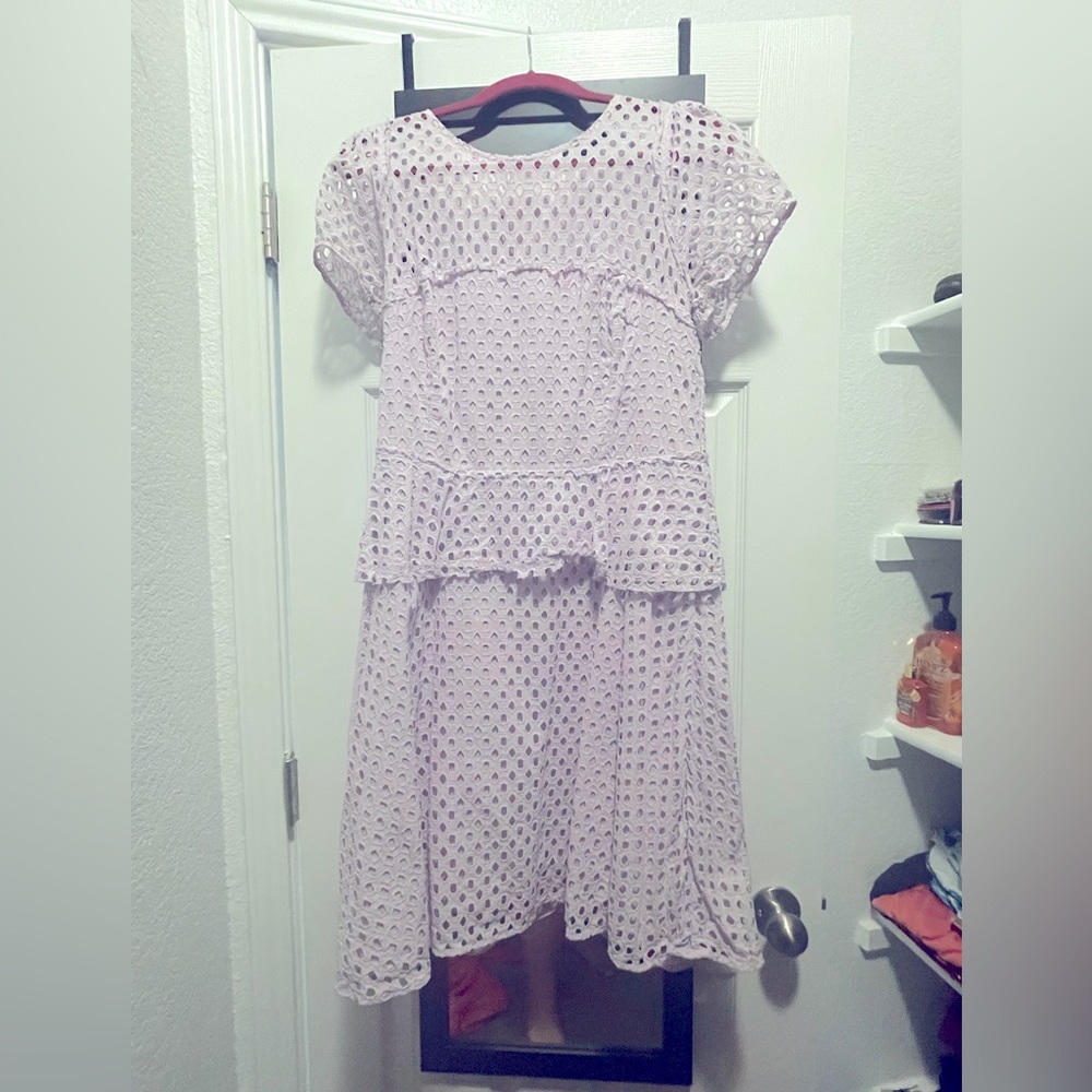 💜 Purple peplum dress - Picture 2 of 2